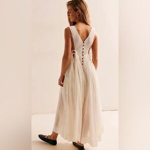 NWOT FREE PEOPLE Coastal Core Maxi - Ivory Dress